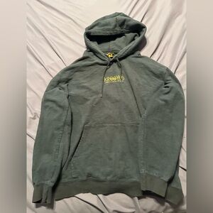 Vintage krooked skateboarding corduroy hoodie
